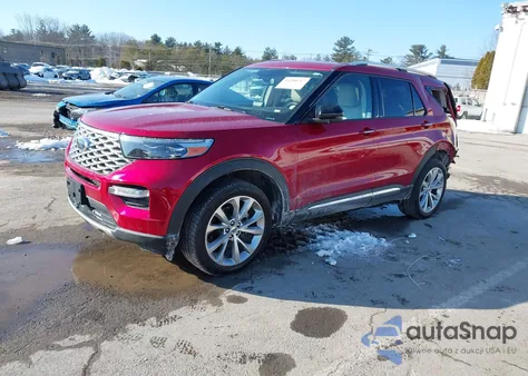 2021 Ford Explorer Platinum z USA, uszkodzony, nr VIN 1FM5K8HC4MGA00511